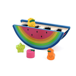 Wooden Watermelon Shape Sorter