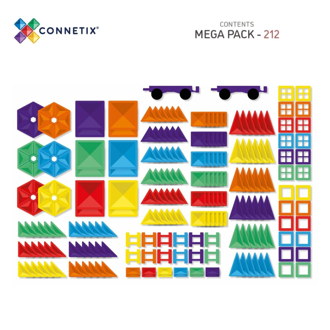 Connetix Rainbow Mega Pack 212 pieces