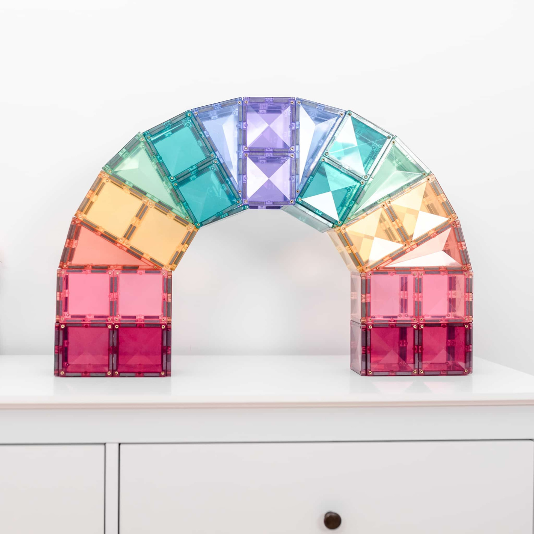 Connetix Magnetic Tiles Pastel Creative Pack - 120 pieces