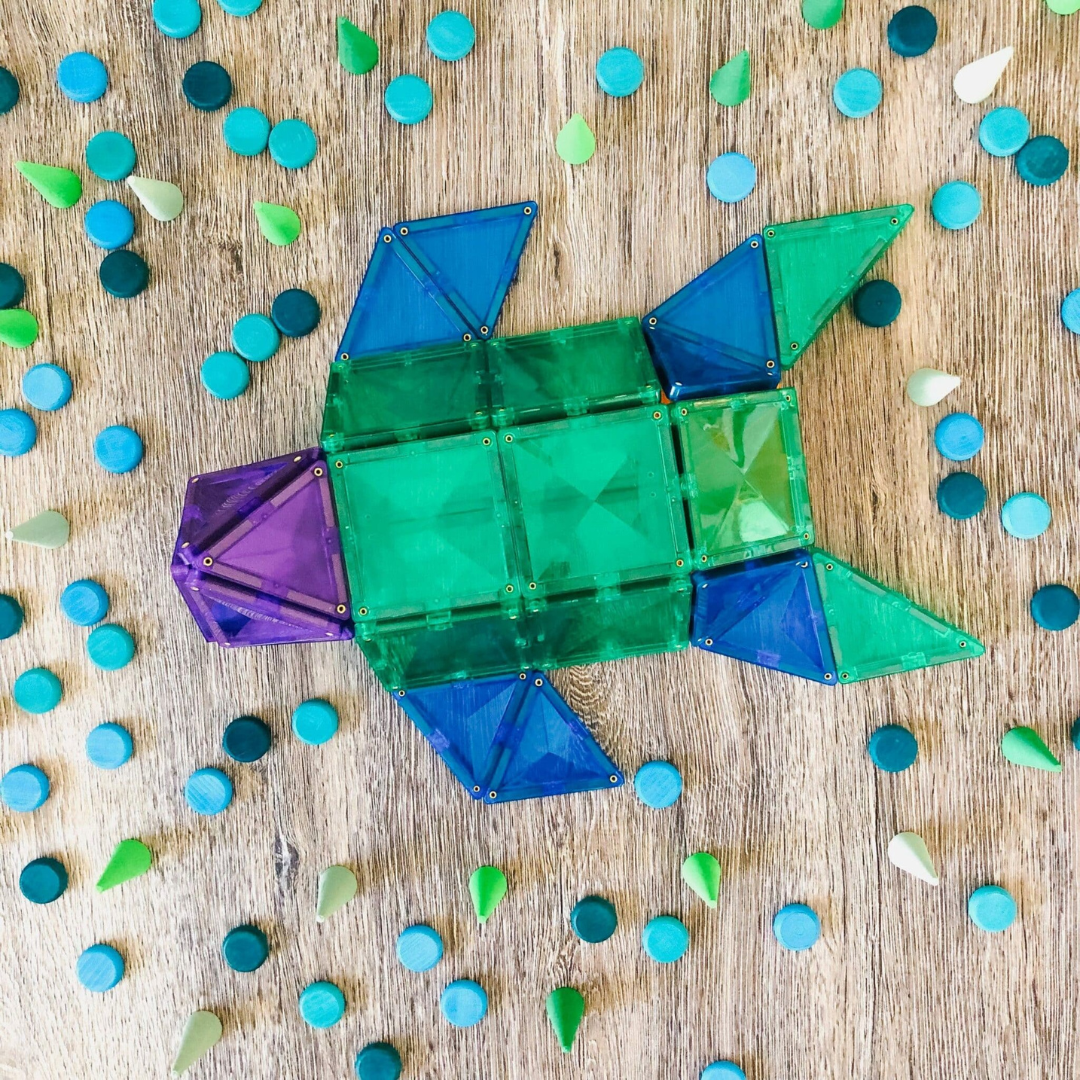 Connetix Magnetic Tiles Rainbow Creative Pack - 102 Pieces