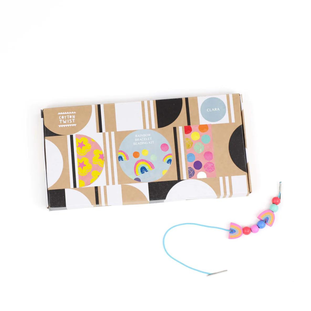 Rainbow and Flower Bracelet Craft Kit for Kids