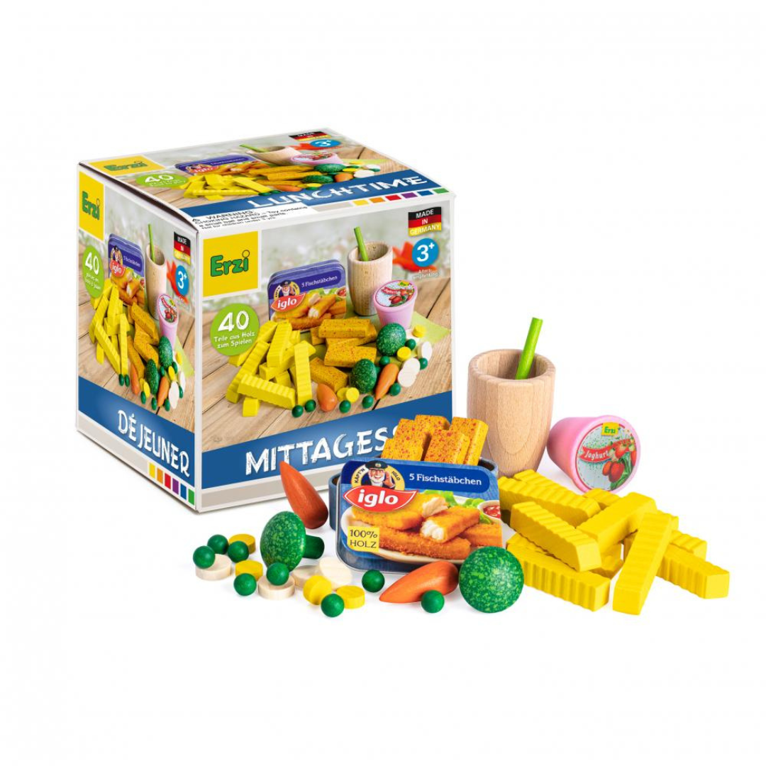 Pretend Play Wooden Lunch Set