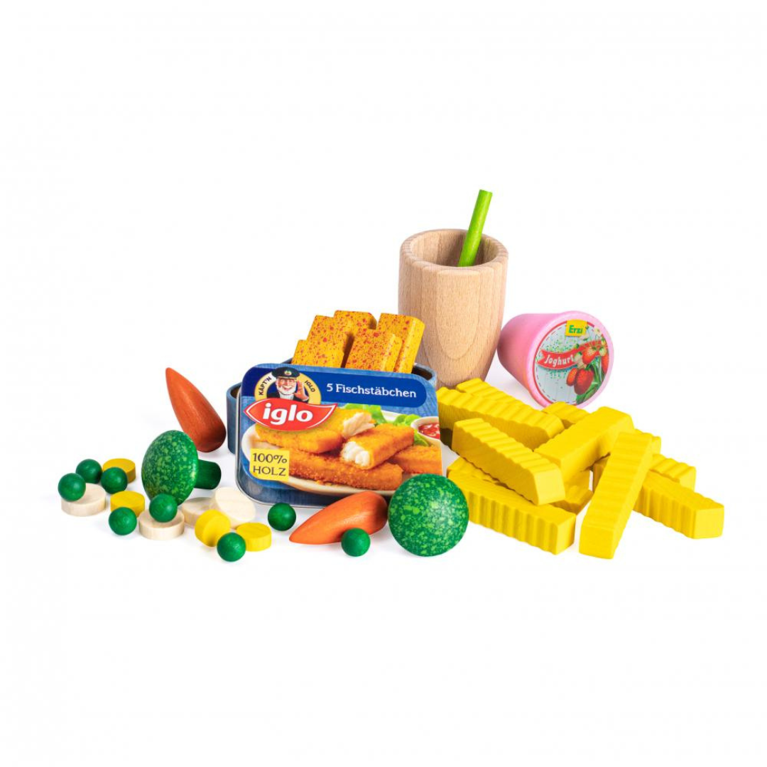Pretend Play Wooden Lunch Set