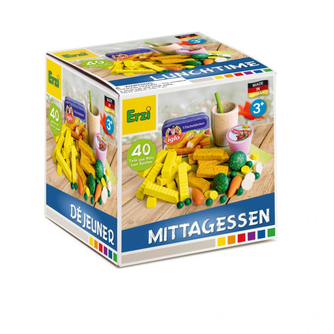 Pretend Play Wooden Lunch Set