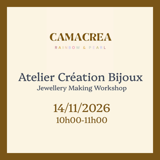 Jewellery Making Workshop | 14.11.26, 10h00