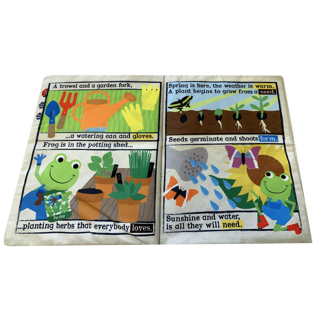 Crinkly Newspaper All About Gardens