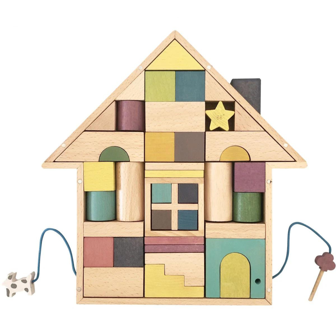 Tsumiki Building Blocks Wooden House