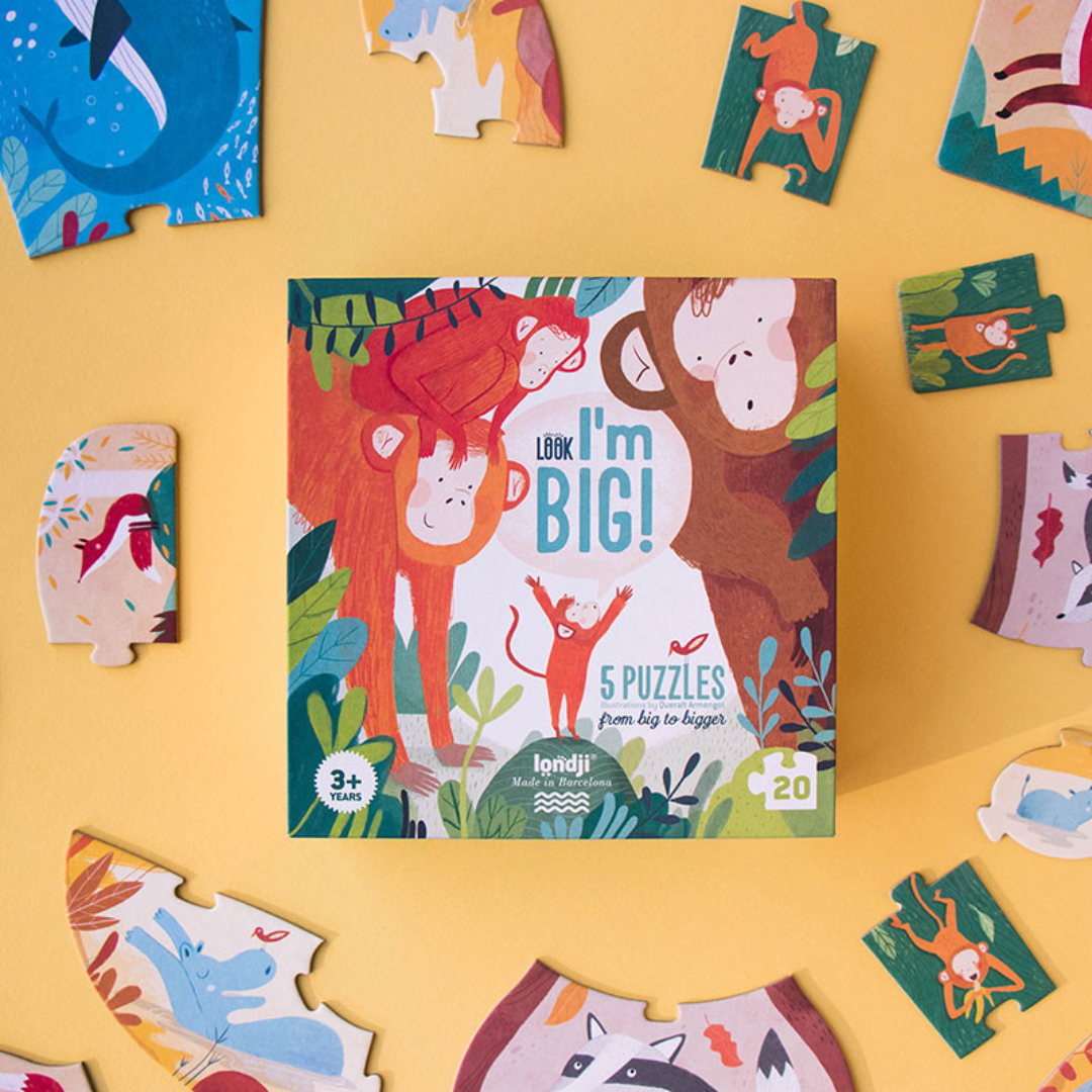 Look I'm BIG 5 Reversible Puzzles