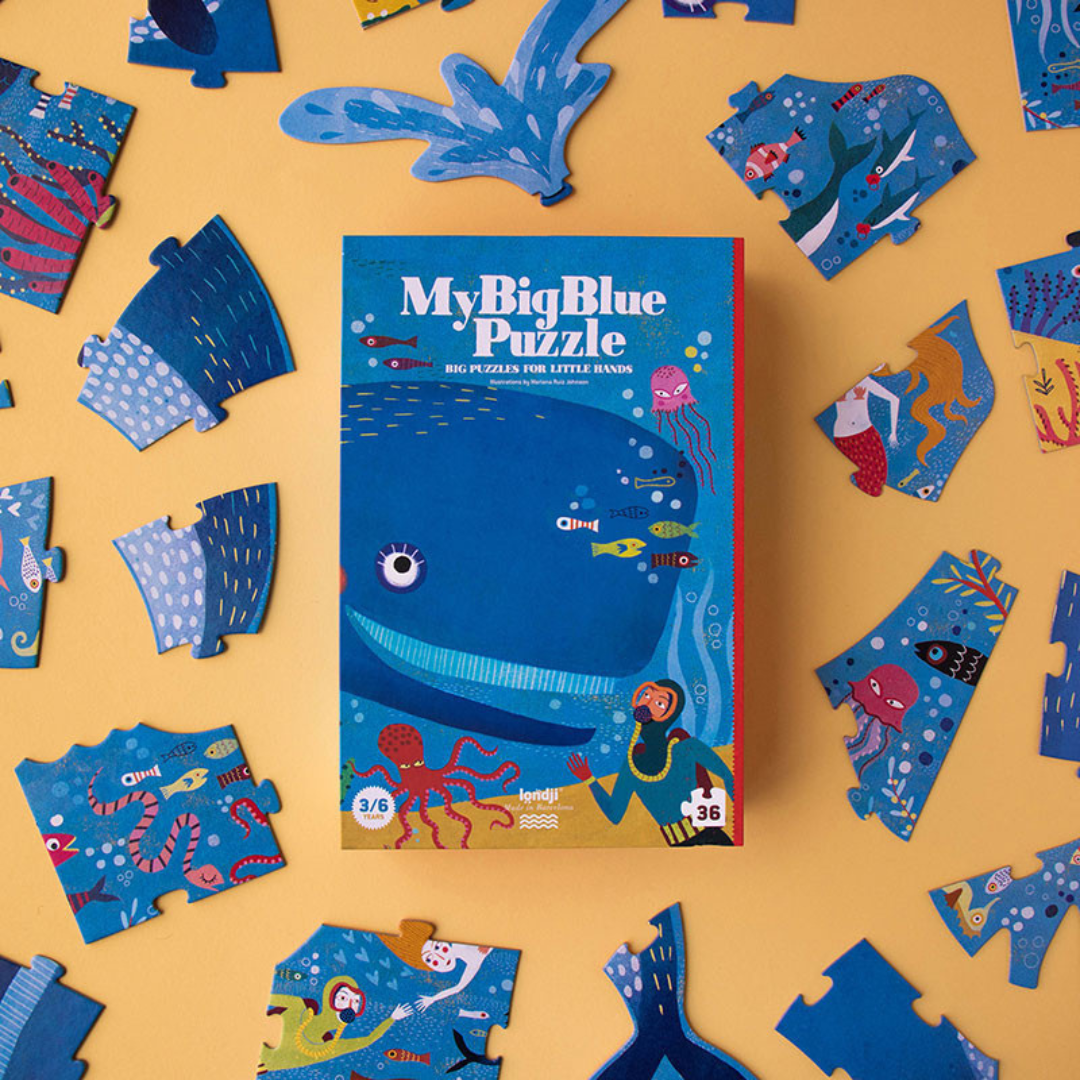 My Big Blue Puzzle - 36 Pieces