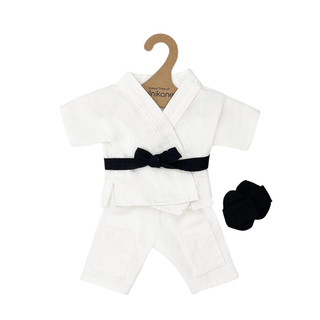 Doll Judo Kimono with Black Belt and Slippers