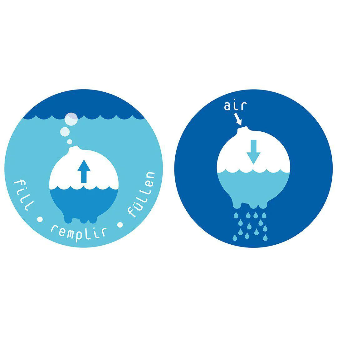 Rain Ball Bath Toy Blue