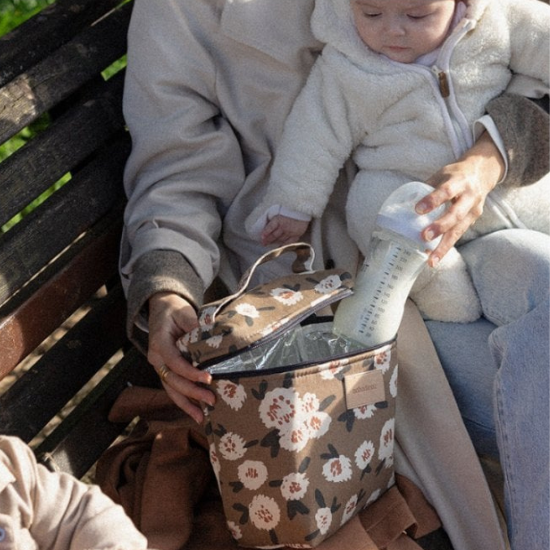 Hyde Park Insulated Baby Bottle and Lunch Bag Camellia