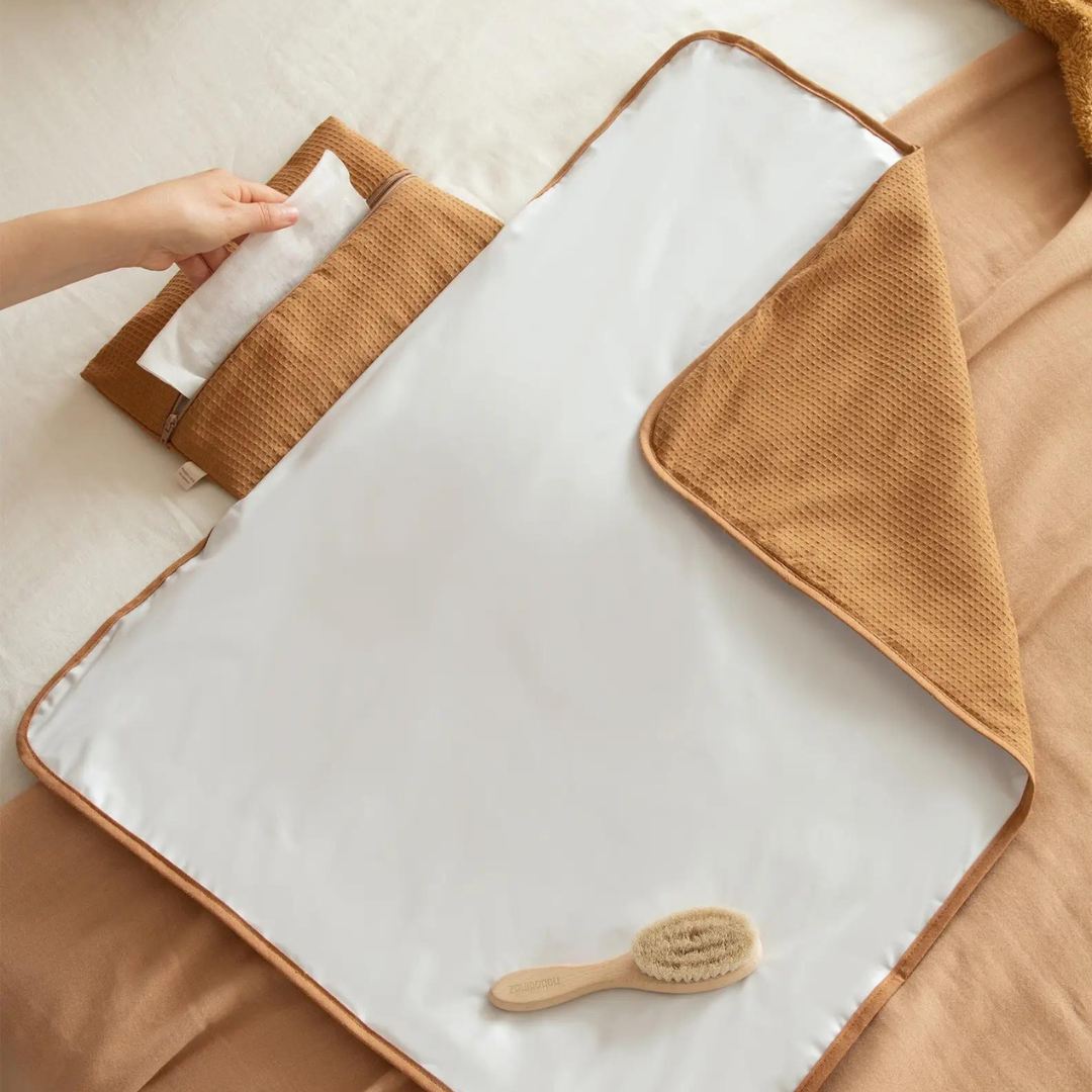 Mozart Baby Waterproof Changing Mat Caramel