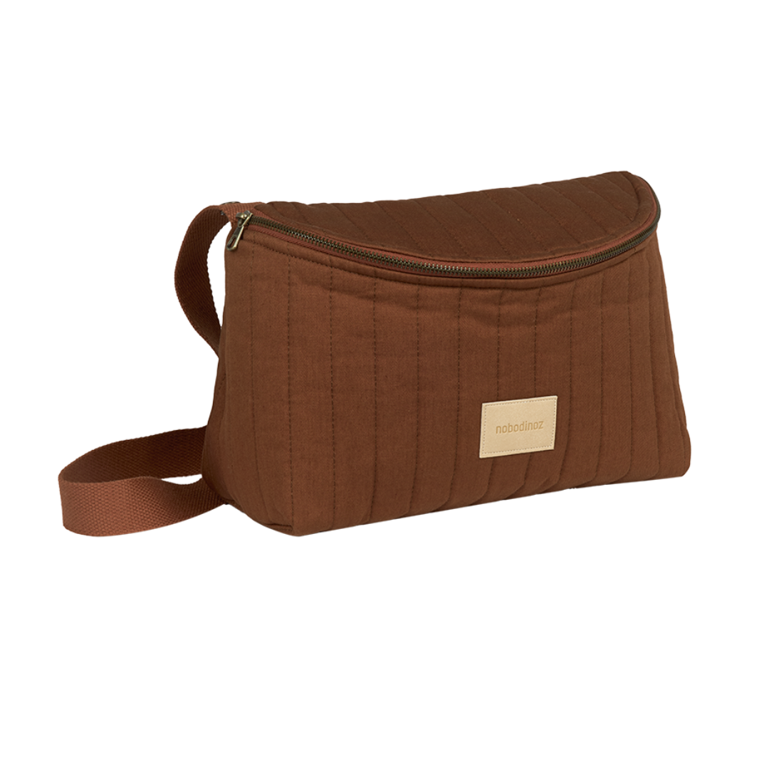 Hyde Park 2 in 1 Stroller Organiser Brick Brown