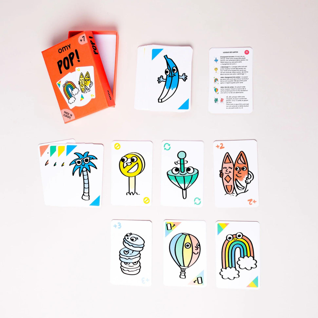 Pop Card Game for Kids