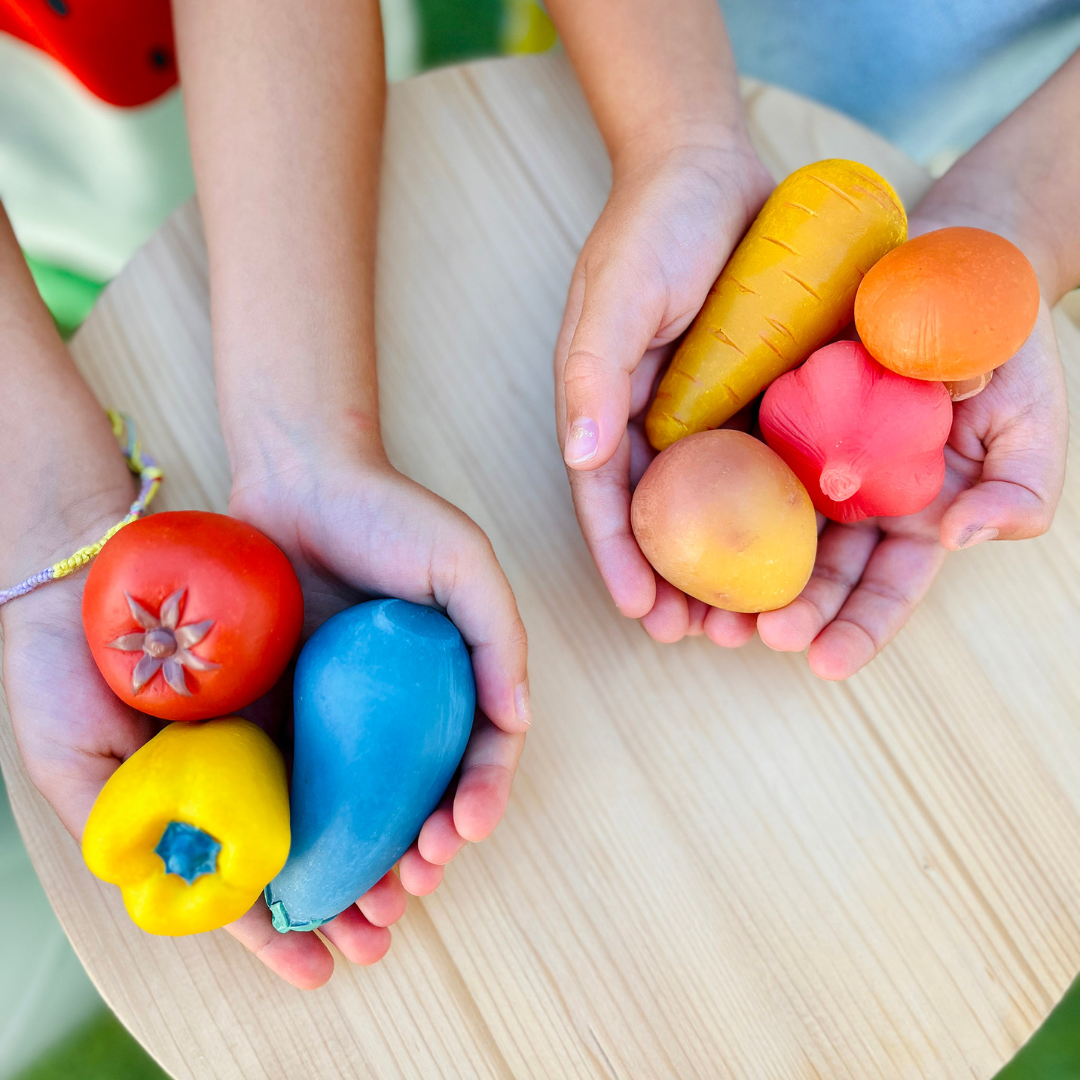Tubbles Sensory Stones Vibrant Veggies