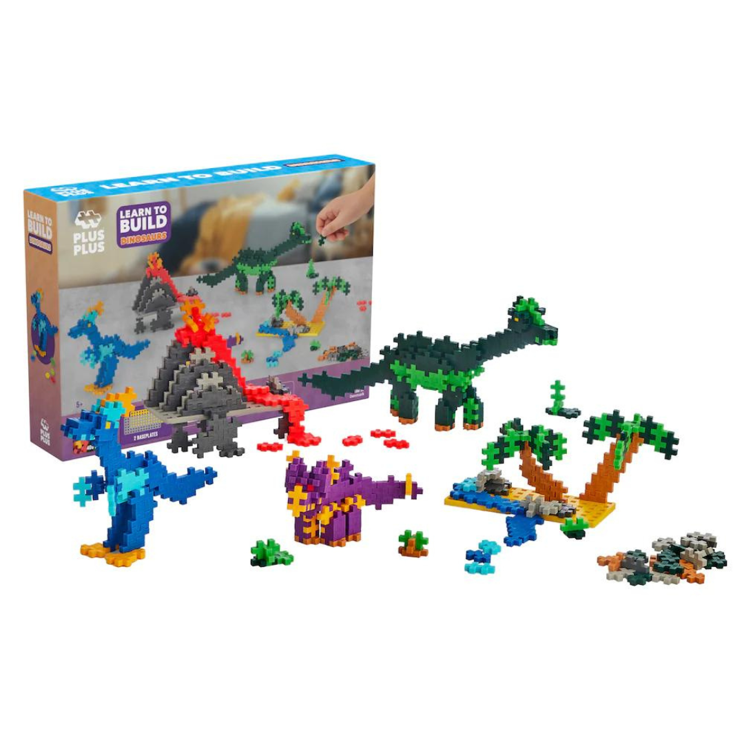 Plus-Plus Learn to Build Dinosaurs