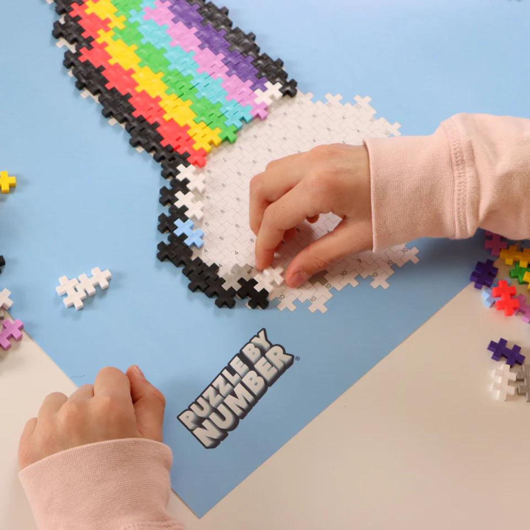 Rainbow Puzzle By Number by Plus-Plus