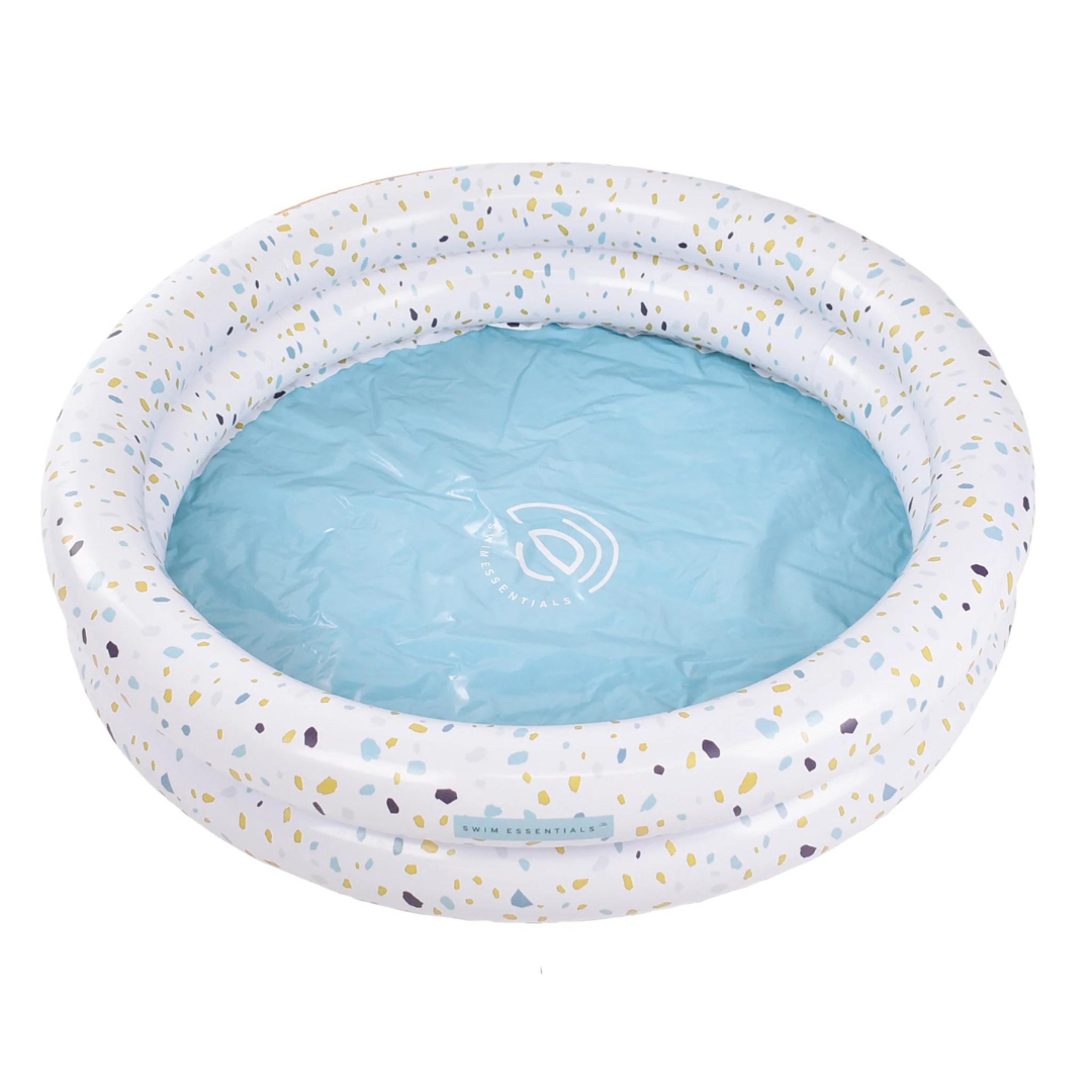 Inflatable Paddling Pool for Kids | Terrazzo White
