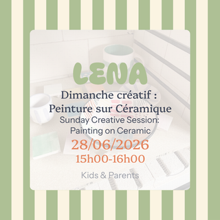 Sunday Creative Session: Painting on Ceramic - Sunday 28 June 2026