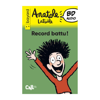 Screen-free French-language audio card for kids with stories and sound effects, Yoto Anatole Latuile - Record Battu for Yoto Player and Yoto Mini, quiet time and travel listening, ages 3 plus