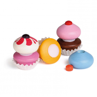 Wooden Cupcakes