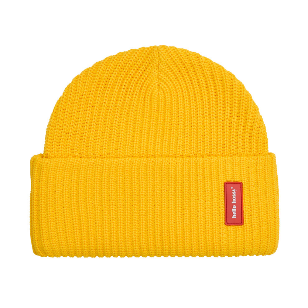 Kids Flow Pink Beanie | Yellow