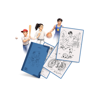 Kidydraw-Pad Drawing Refill Pack Sports
