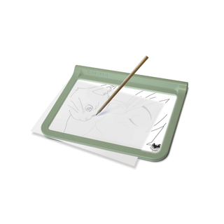 Kidywolf Kidydraw Pro dual-sided light-up drawing tablet with front lightbox for tracing and back neon glow board, designed in Belgium