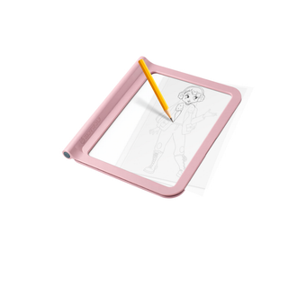 Kidywolf Kidydraw Pro light-up drawing tablet fashion edition with fashion design illustrations for tracing and neon glow effects, designed in Belgium