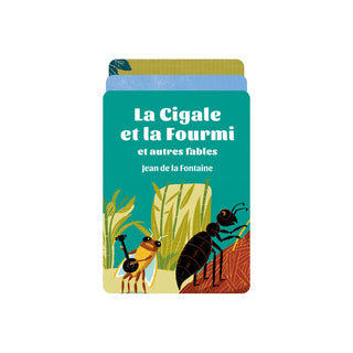 Screen-free audio card for kids with stories and sound effects, Yoto Les fables de La Fontaine for Yoto Player and Yoto Mini, quiet time and travel listening, ages 3 plus