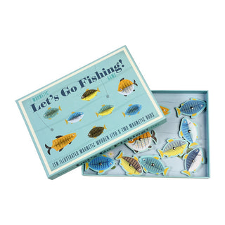 Family game for kids, Rex London Let's Go Fishing Magnetic Game, screen-free play for game nights and travel, ages 3 plus
