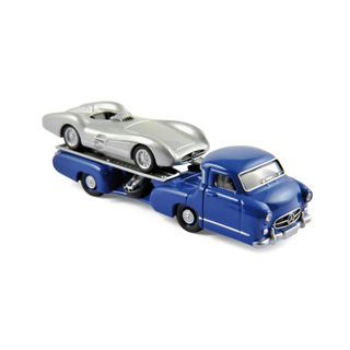 Mercedes Benz Racing Transporter and W196 1954 1:64