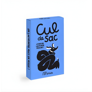 Carte puzzle con labirinti francesi: 54 sfide labirintiche mutevoli; gioco di ragionamento spaziale «Cul de Sac» di Minus Éditions; allenamento mentale senza schermo per bambini bilingui e francofoni dai 7 anni in su