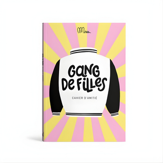French best friends journal 64 pages for girls to fill in together with quizzes and secrets, Minus Éditions Gang de Filles friendship keepsake, birthday gift for francophone girls aged 7 plus