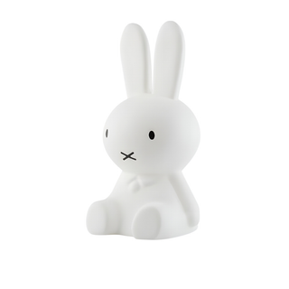 Mr Maria Miffy Star Light dimmable children's lamp in BPA-free silicone, wired LED nursery and bedroom light with dimmer switch, 30cm, iconic Dutch design