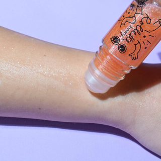 Body Rollette Glitter Body Gel Peach