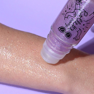 Body Rollette Glitter Body Gel Raspberry