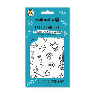 Colouring Tattoo Sheet Rock