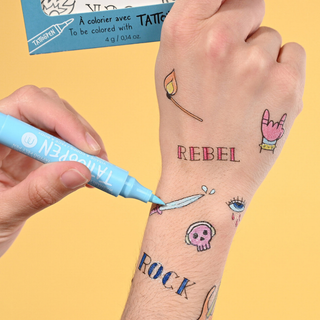 Tattoopen Temporary Tattoo Marker Sky Blue