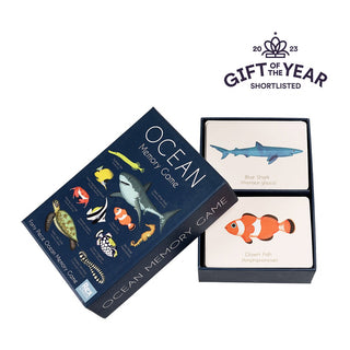 Family game for kids, Rex London Ocean Memory Game, screen-free play for game nights and travel, ages 3 plus