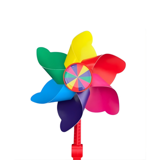 Bike pinwheel accessory for kids with glitter finish and universal handlebar clip, Ratatam Kids weather-resistant spinning decoration for bikes and scooters, outdoor gift for ages 3 plus, designed in Lille, France