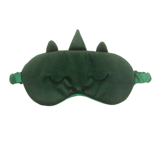 Children's dinosaur sleep mask with T-Rex teeth in soft padded fabric, Rockahula Kids adjustable eye mask ages 3 to 10, travel gift and stocking filler for dino fans