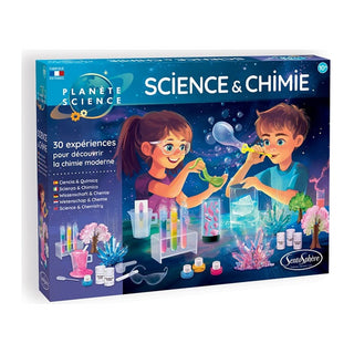 Science experiment kit for kids, Sentosphère Science and Chemistry Experiment Kit, hands-on chemistry discoveries, made in France, ages 8 plus