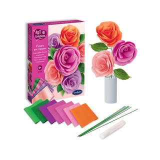 Crepe Paper Roses Craft Kit