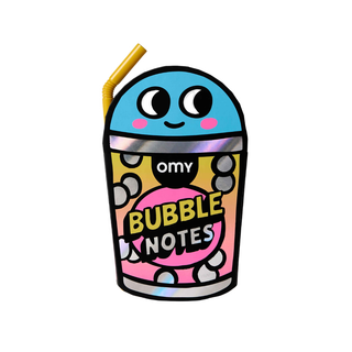 Sticky Notes Bubble Tea