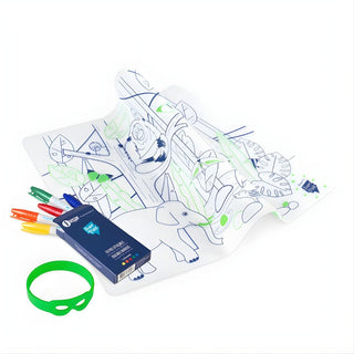 Reusable Colouring Jungle