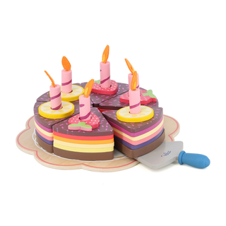 Big Wooden Birthday Cake