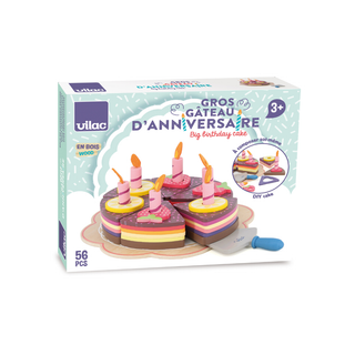 Big Wooden Birthday Cake