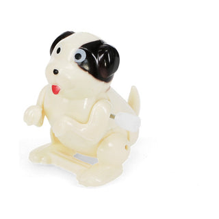 Wind-up toy for kids, Rex London Wind Up Jumping Dog, pocket-money fun that races across the table, ages 3 plus